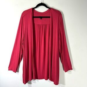 J.Jill Wearever Watermelon Lightweight Sweater Cardigan